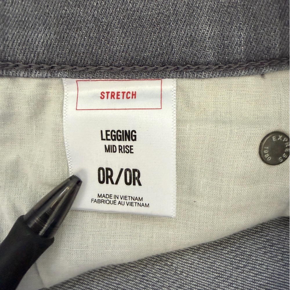 Express Mid Rise Skinny Jeans - Picture 3 of 4
